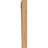5 1/2"W x 44"D x 48"H Imperial Block Smooth Bracket, Western Red Cedar-93353546-93353545