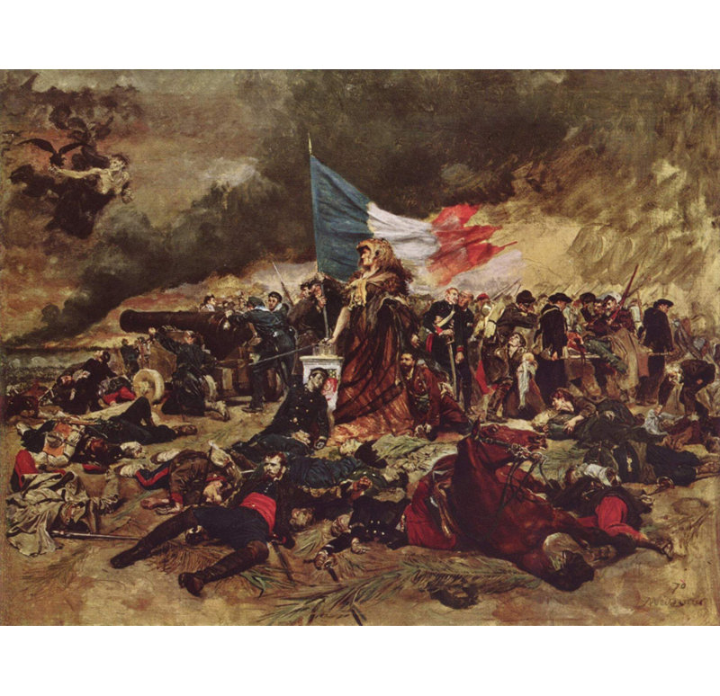 Le siège de Paris, H 14 po x l 18 po