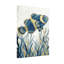 Animaux, poisson bleu et doré avec motif d'algues-388289987