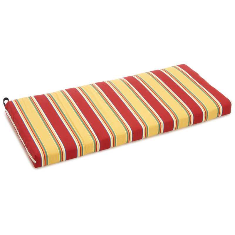 Coussin de banc d’intérieur/d’extérieur haliwell, Caraïbes Haliwell, H 3,5 po x l 51 po x p 19 po