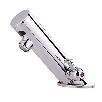 Robinet sans contact avec capteur de température Leo Commercial Chrome