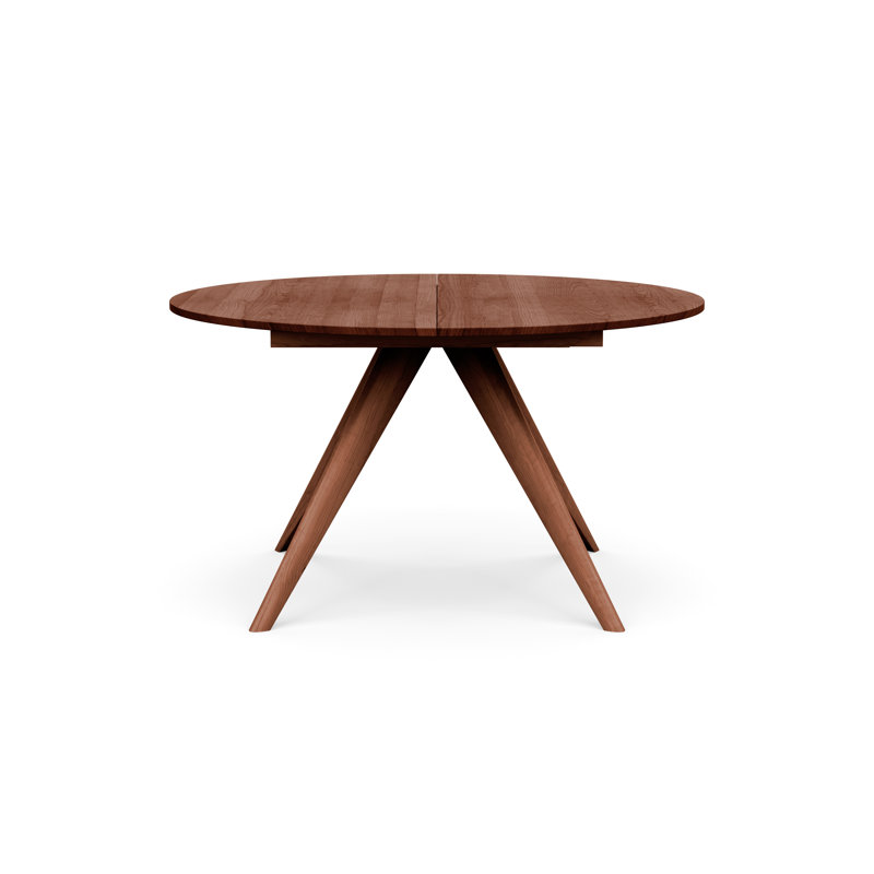 Catalina Round Extension Table, 54" L x 54" W, Cognac Cherry