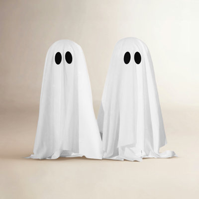 Halloween Decorations -2 Packs Spooky Ghosts With String Lights-Scary Ghost For Halloween Decor Indoor Party Home Table Room Kitchen And Fireplace Decor