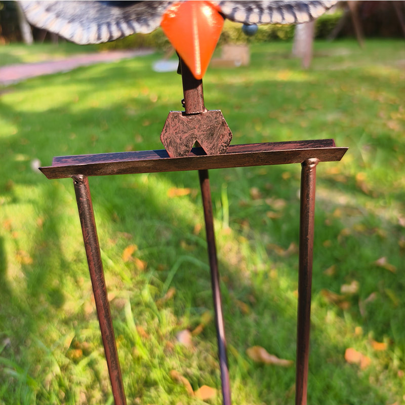 Wind Spinners pour hibou de jardin en métal