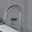 Robinet de cuisine extractible à poignée simple Touch Out-69815801