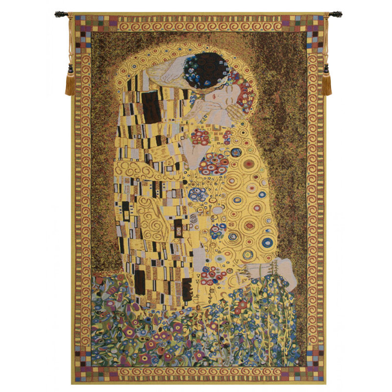 Loom Woven Cotton Blend Wall Hanging, 78" H x 52" W, Yellow