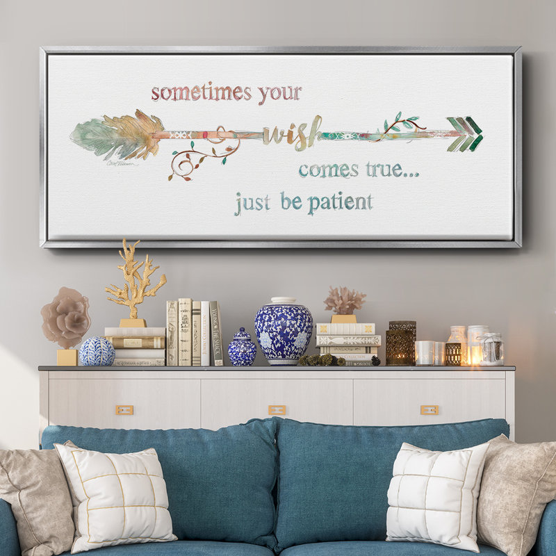 Wishing Arrow- Framed Canvas