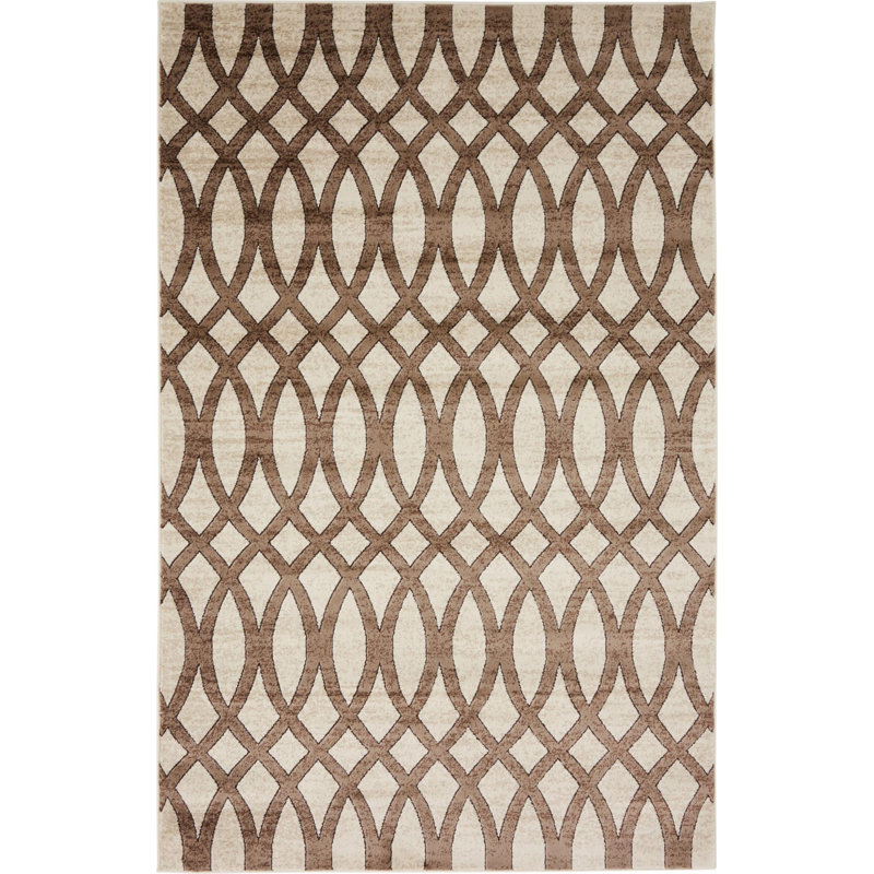 Emigdio Abstract Indoor Rug, Rectangle 5' x 8'
