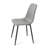 Modern 71" Rectangular Dining Table Set With 6 Upholstered Dining Chairs-2011708986