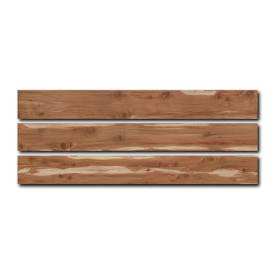 45" x 5.75" Cedar - Red Shiplap Wall Paneling 