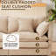 Canapé modulaire modulaire en L à 3 places avec repose-pieds mobile 102 po-248618024