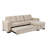 Upholstered L-Shaped Sectional Reversible
