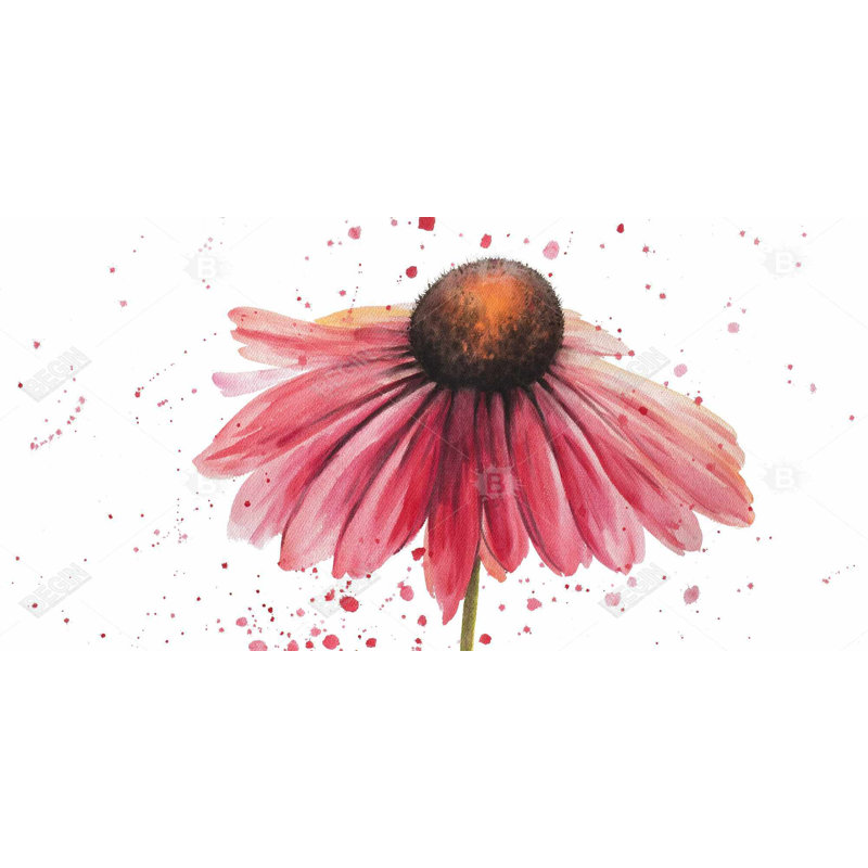 Pink daisy - 15.75"x31.50" Desk mat