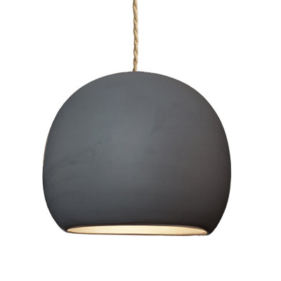 Luminaire suspendu 1 lumière avec détails en corde