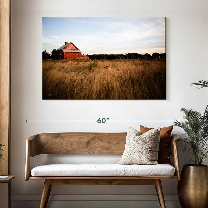 Paisible campagne paisible, H 32 po x l 48 po