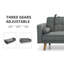  186*86*79*cm, Sitting and sleeping linen sofa bed-1508868264