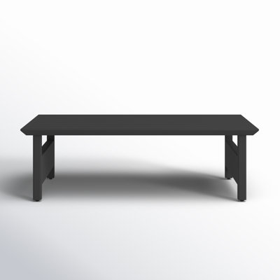 Everlee Rectangular Metal Outdoor Coffee Table