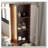 43.5" Fluted Makeup Vanity Desk with Mirror and Lights, Modern Glass Top Vanity Table with 10 Drawers & 2 Transparent Glass Cabinets, Dressing Table Set with Stool-2018893748