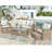 105'' Wide Steel Loveseat with Cushions-814356219