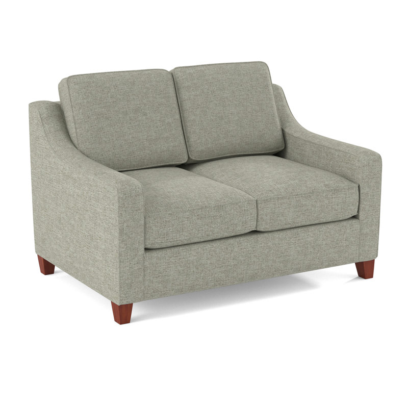 Clark 54" Square Arm Sofa Bed, BM Cherry, Archetype Quartz