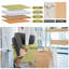 38cm Wide Solid Colour Footstool Ottoman-647977458