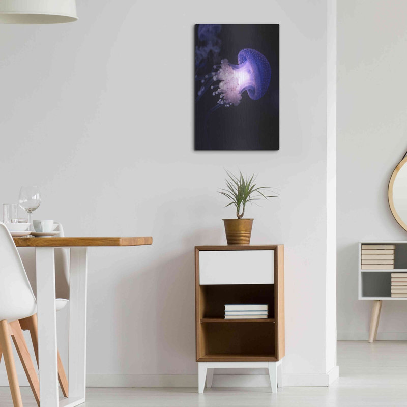 «Underwater Mushroom» par Luxe Metal Portfolio, H 24 po x l 16 po