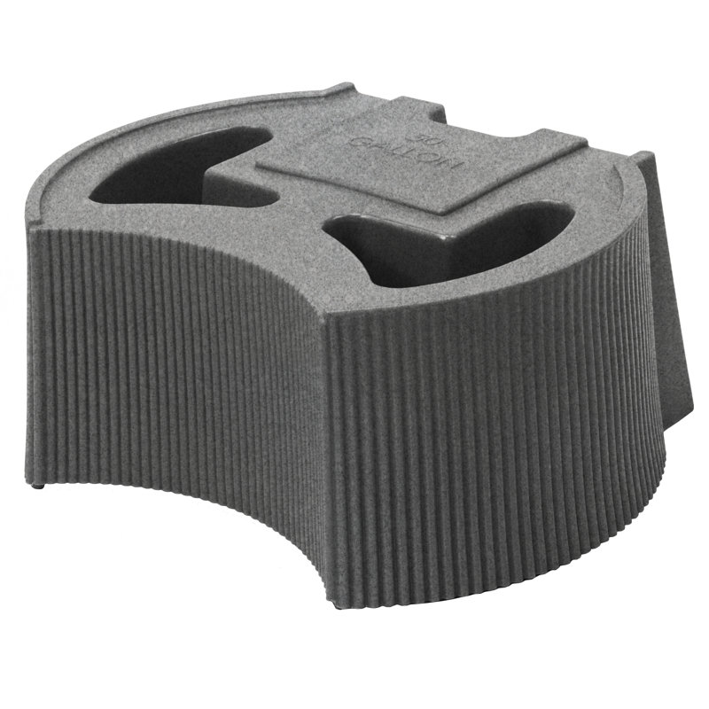 Support 50 gallons Rain Wizard Urn, Granite pâle