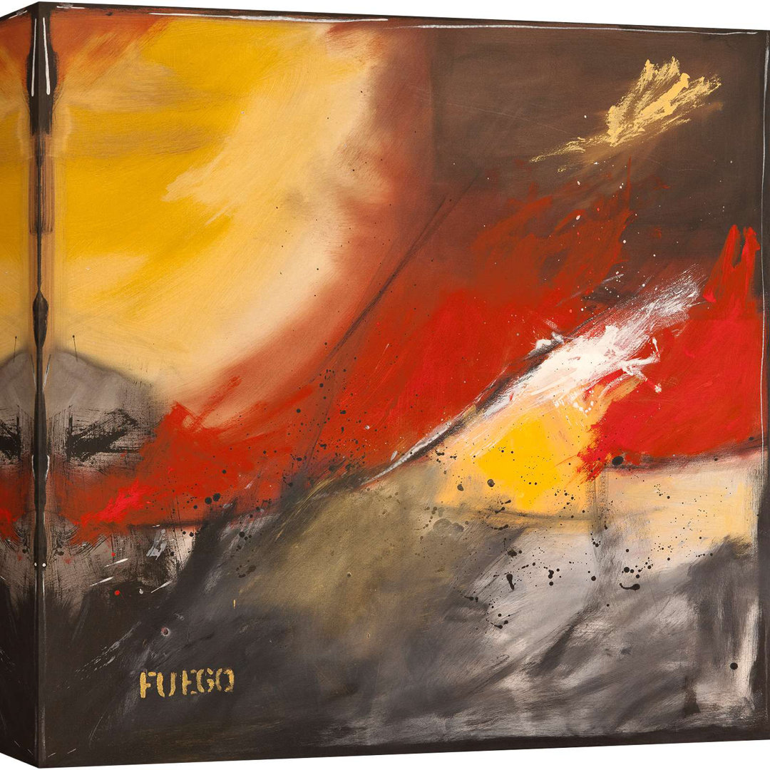 Fuego von H. Romero - Kunstdrucke auf Leinwand