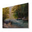 «River Through The Birch Tree Forest II», reproduction sur toile flottante-494564567-494564571