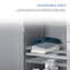 Armoire de rangement à piédestal, base de meuble-lavabo, armoire de salle de bain sous évier avec découpe en U, tablette réglable, gris | Idée de cadeau