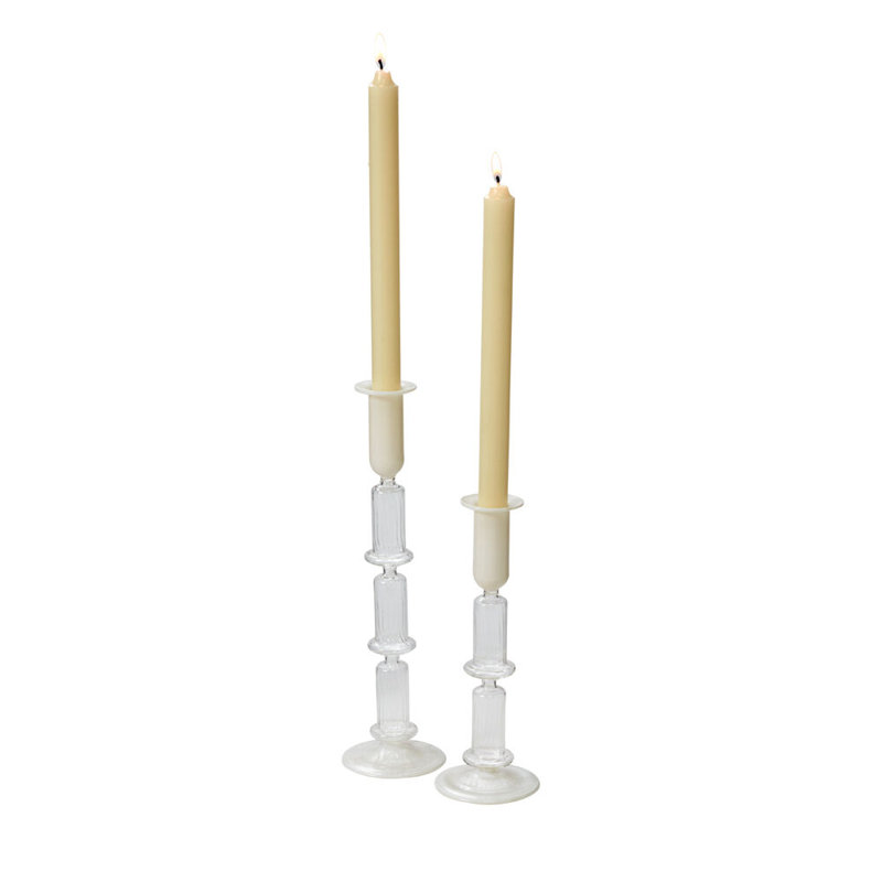 Bougeoir Fuseli, H 11,75 po x l 3,25 po x P 3,25 po