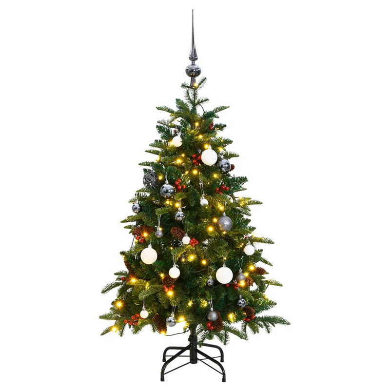 Arbre de Noël artificiel lumineux 4,9 pi - support inclus