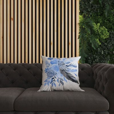 Coussin décoratif réversible Feathered Bouquet