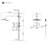 Calder Complete Shower System with Rough in-Valve-61901569