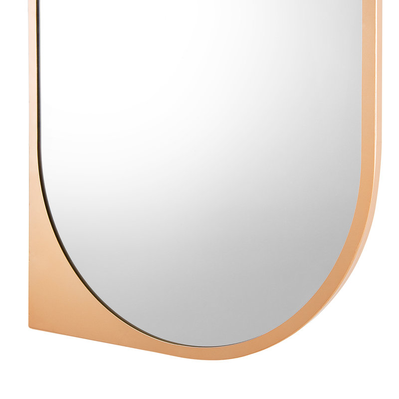 Bergeson Metal Flat Wall Mirror