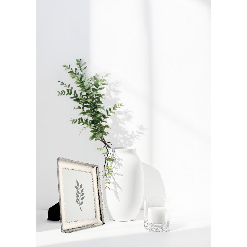 Cadre photo en laiton, Argent argent, 8 po x 10 po