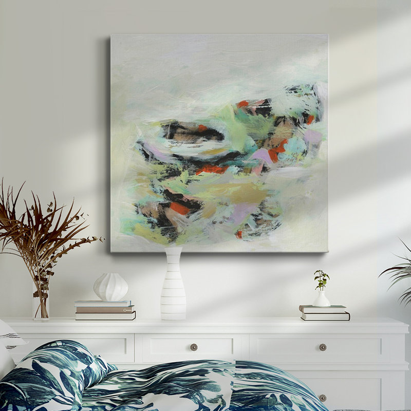 «Floating on Air III» - Toile tendue avec châssis de qualité supérieure - prête à être accrochée