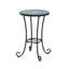 Table d'appoint avec tablette inférieure ouverte