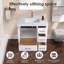 Meuble-lavabo de 36 po avec plateau en quartz blanc et lavabo en céramique EEST VANITY - 9008
