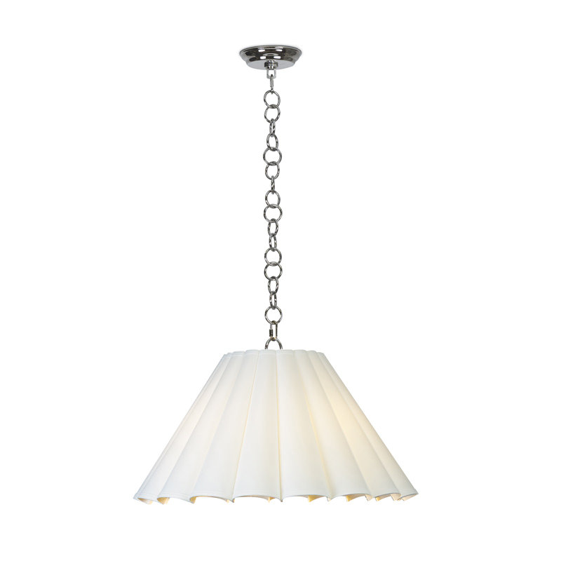 Allison Pendant Large (Natural Brass), Polished Nickel