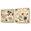 Alia - Ensemble de 2 collages carrés botaniques abstraits-102163481-102163482