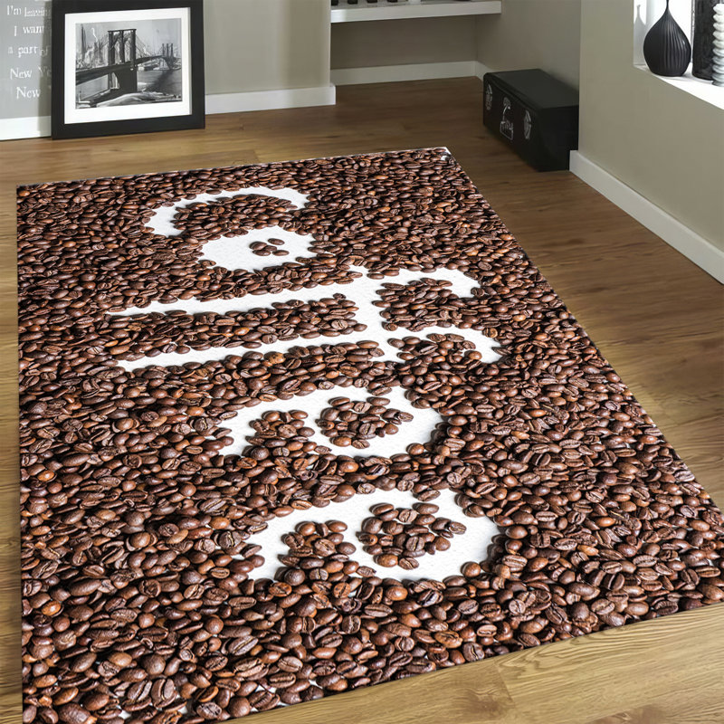 Chic With Pile Soft Type Printed Rug Featuring Vibrant Floral Motif for a Dynamic Addition to Any Living Space