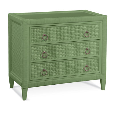 Monterey 3 Drawer Wicker Chest