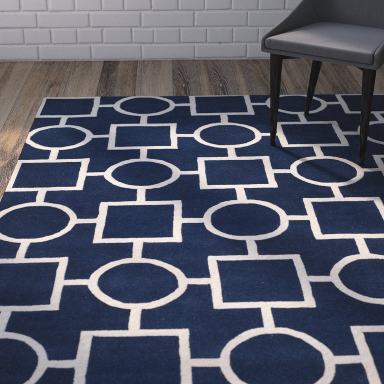 Teresita Hand Tufted Wool Geometric Rug
