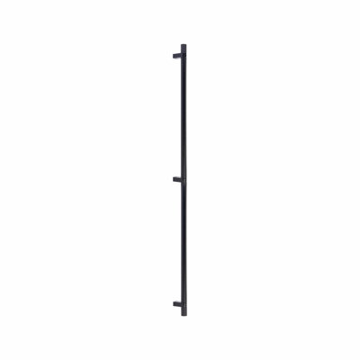 Poignée d'électroménager Emtek Select 36 po d'un centre à l'autre avec tige rectangulaire et poignée moletée (fixation en surface dissimulée)