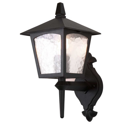 Valentina Black Outdoor Wall Lantern