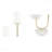 Table Lamp - Metal Frame, 2-Light Globe Design