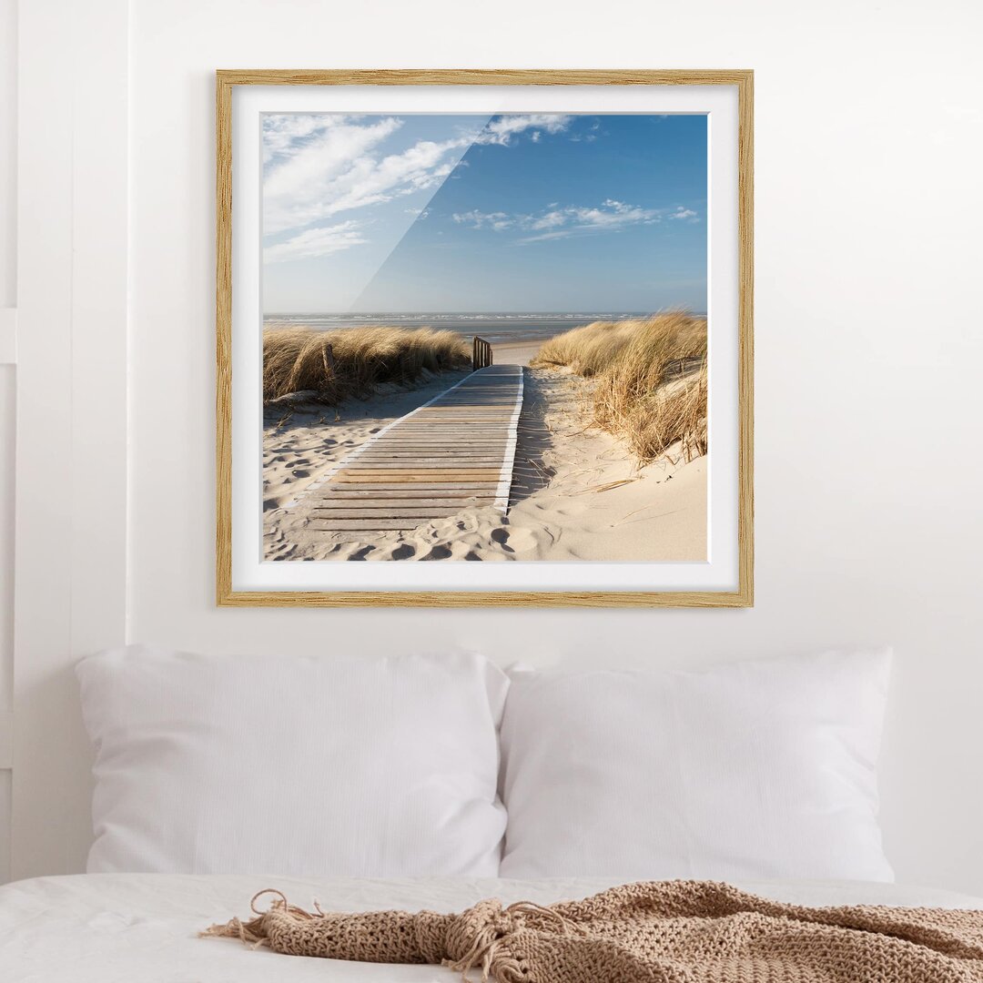 Gerahmtes Poster Baltic Sea Beach