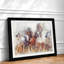 Galloping Horses in Abstract - Framed Print-55726893-55726894