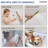 Wall Mounted Waterfall Tub Spout Bathtub Faucet with Diverter & Handheld Shower-111633996